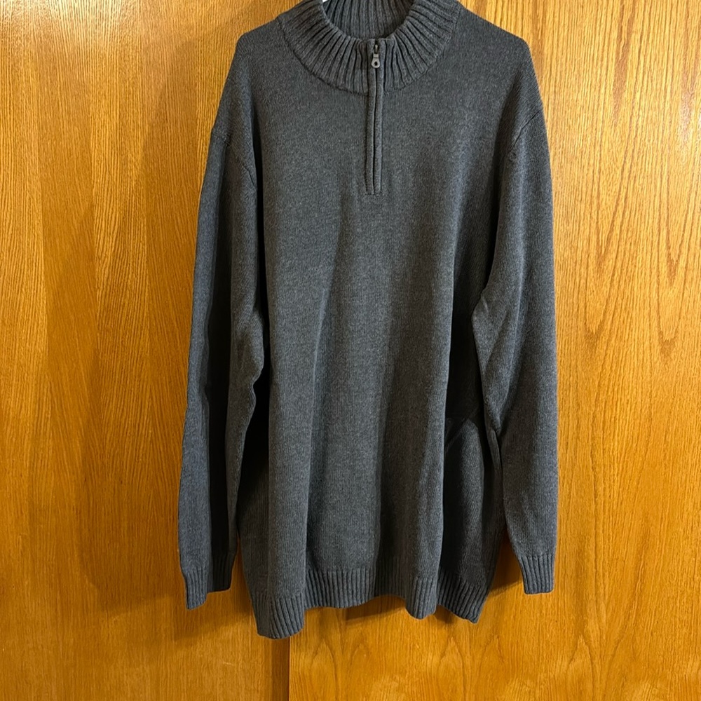 Croft and Barrow 1/4 zip size 4XB sweater- soft worn maybe twice